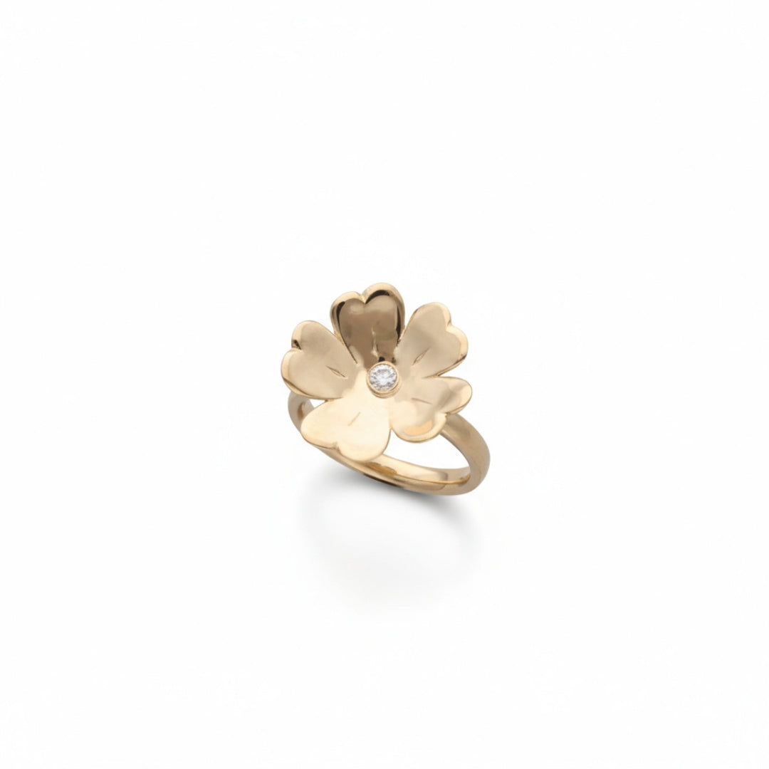 GULLVIVA 18K ring with diamond