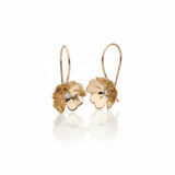 GULLVIVA 18K hook earrings with diamonds