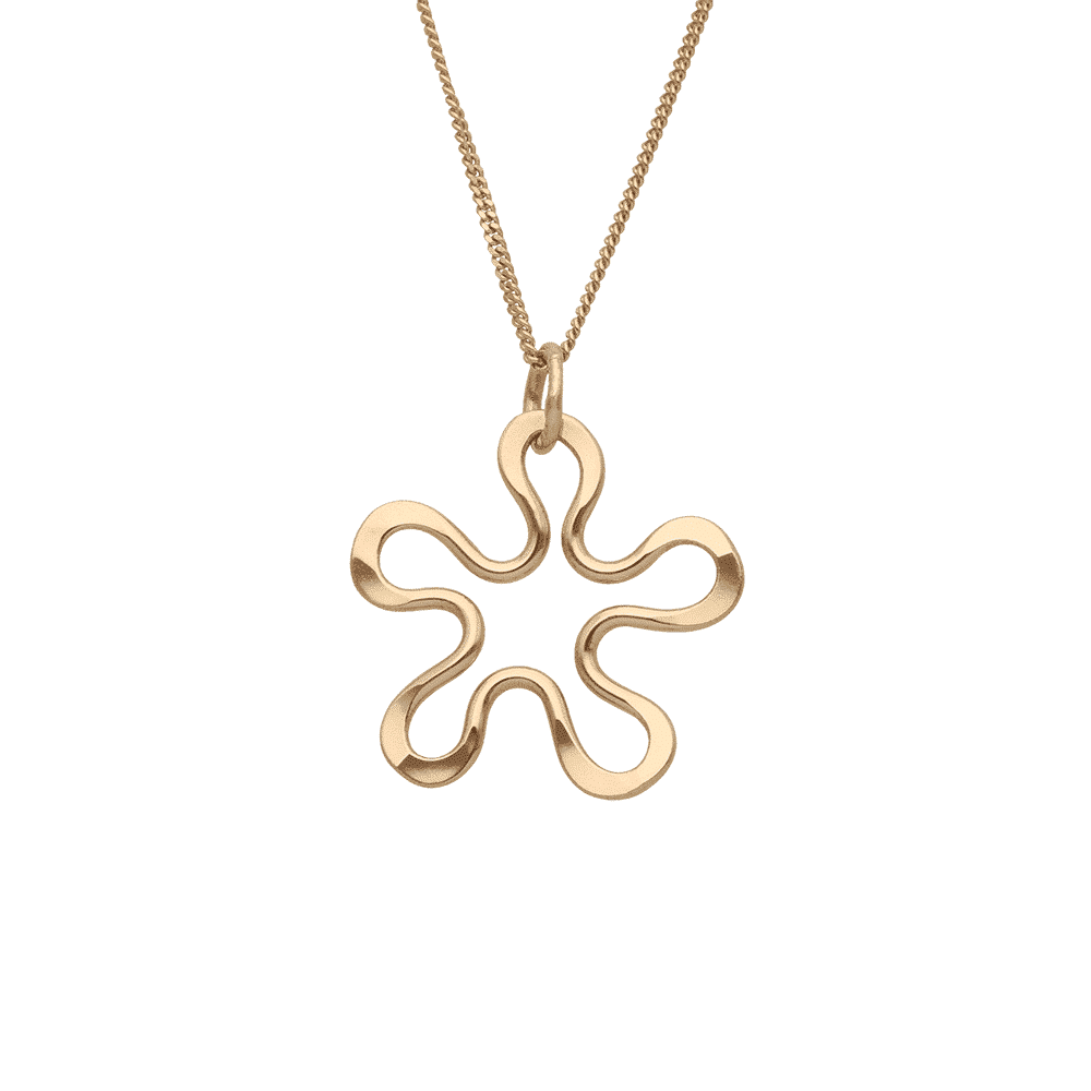BLOMMAN™ 18K 1,2 halsband - Guldviva Jewellery