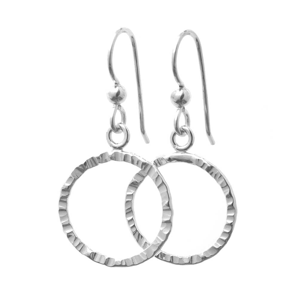 CIRCLA örhängen på krok - Guldviva Jewellery