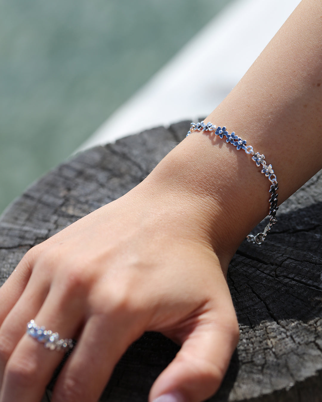 FÖRGÄT MIG EJ (Forget-me-not) bracelet