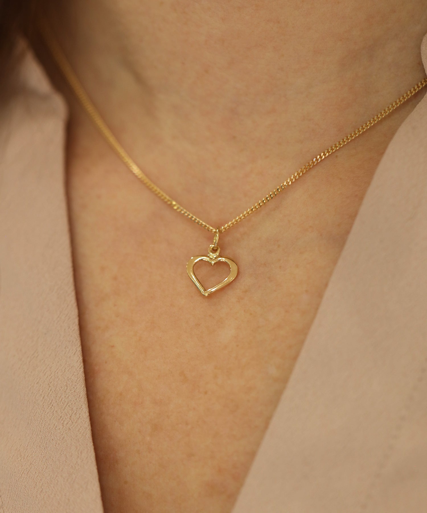 HJÄRTLIG 18K halsband - Guldviva Jewellery