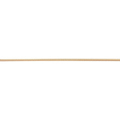 18K gold snake chain necklace shown on a white background