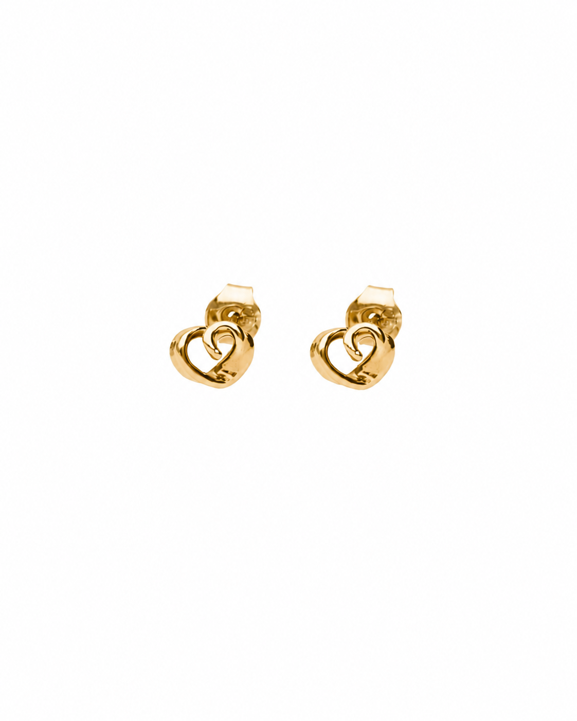STORMSKÄRS MAJA HJÄRTA 18K ピアス（スタッド）