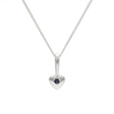 MY HEART necklace with Finnish cordierite