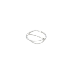 STORMSKÄRS MAJA S Scarfring i sterling silver med två sammanflätade band i en ring