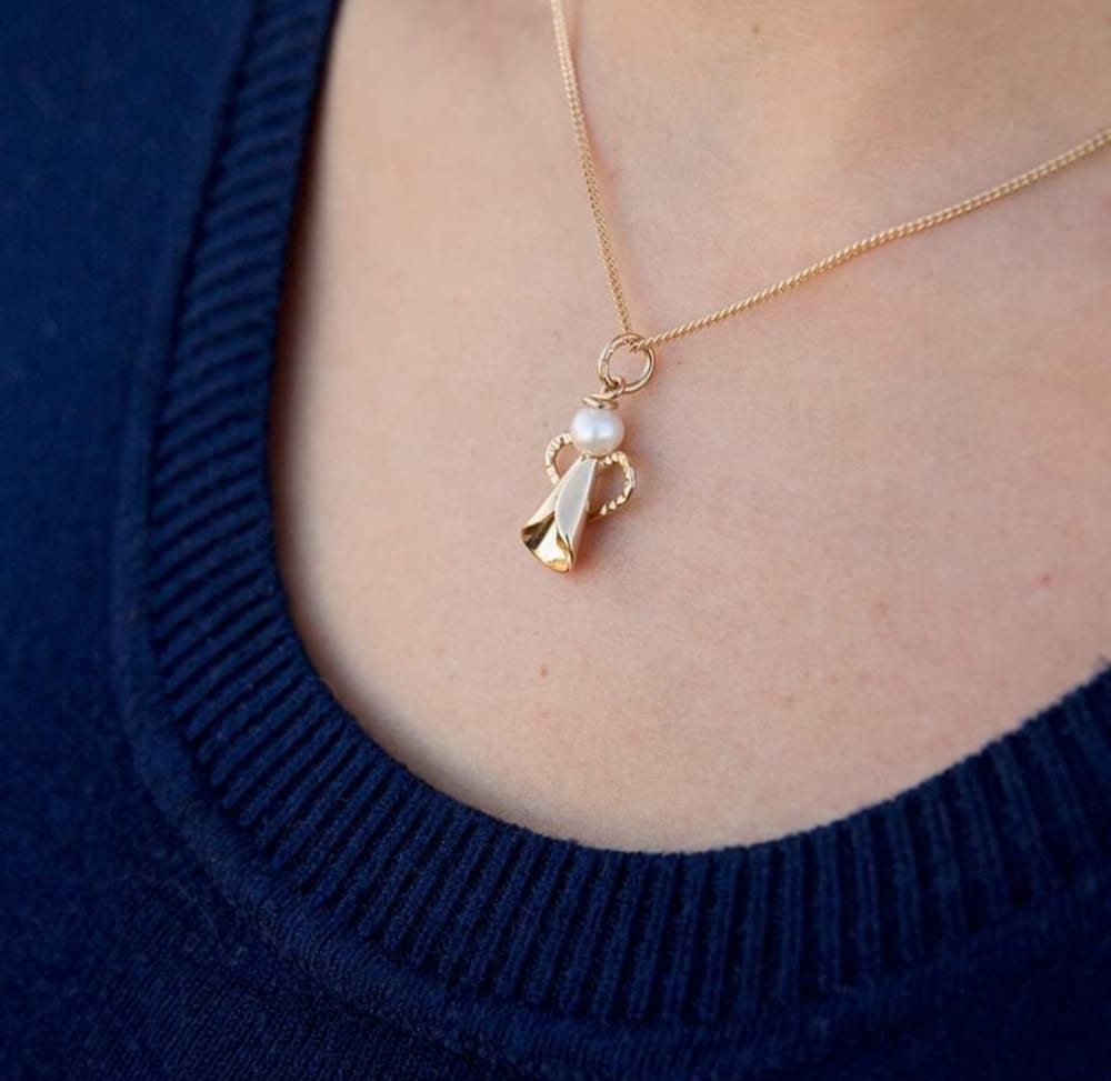 ÄNGEL 18K halsband - Guldviva Jewellery