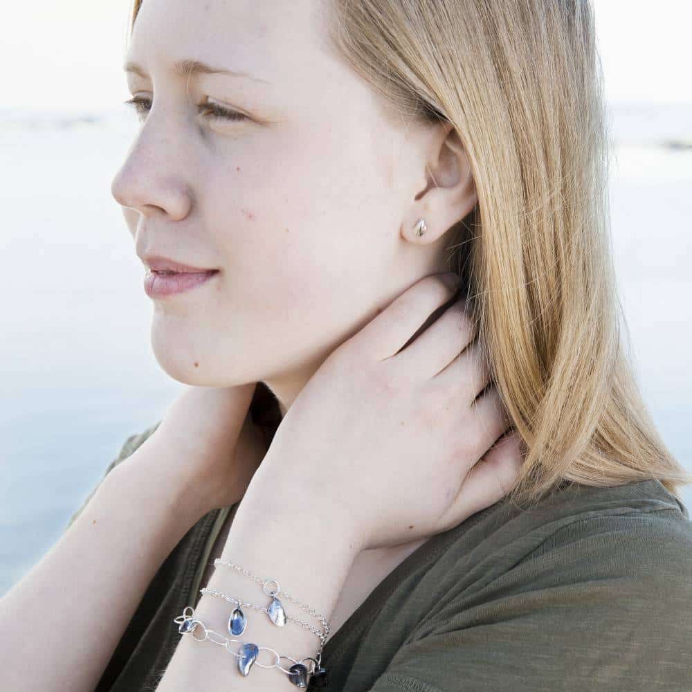 BLÅMUSSLA XS armband - Guldviva Jewellery