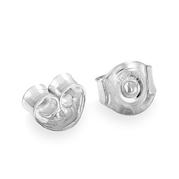 Par silverbakstycken för stiftörhängen
