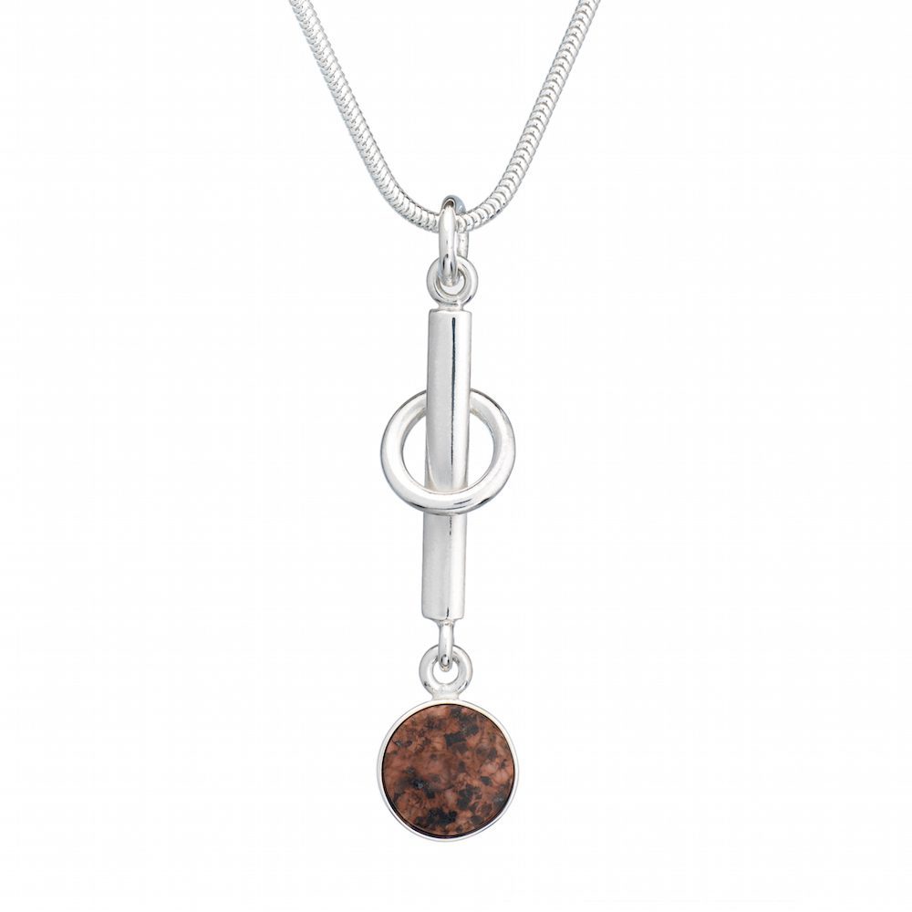 GLORIA GRANIT halsband - Guldviva Jewellery