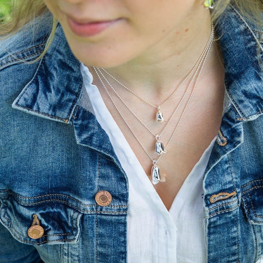 BLÅKLOCKA M halsband - Guldviva Jewellery