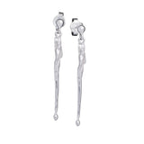 HAVET örhängen på kulstift - Guldviva Jewellery