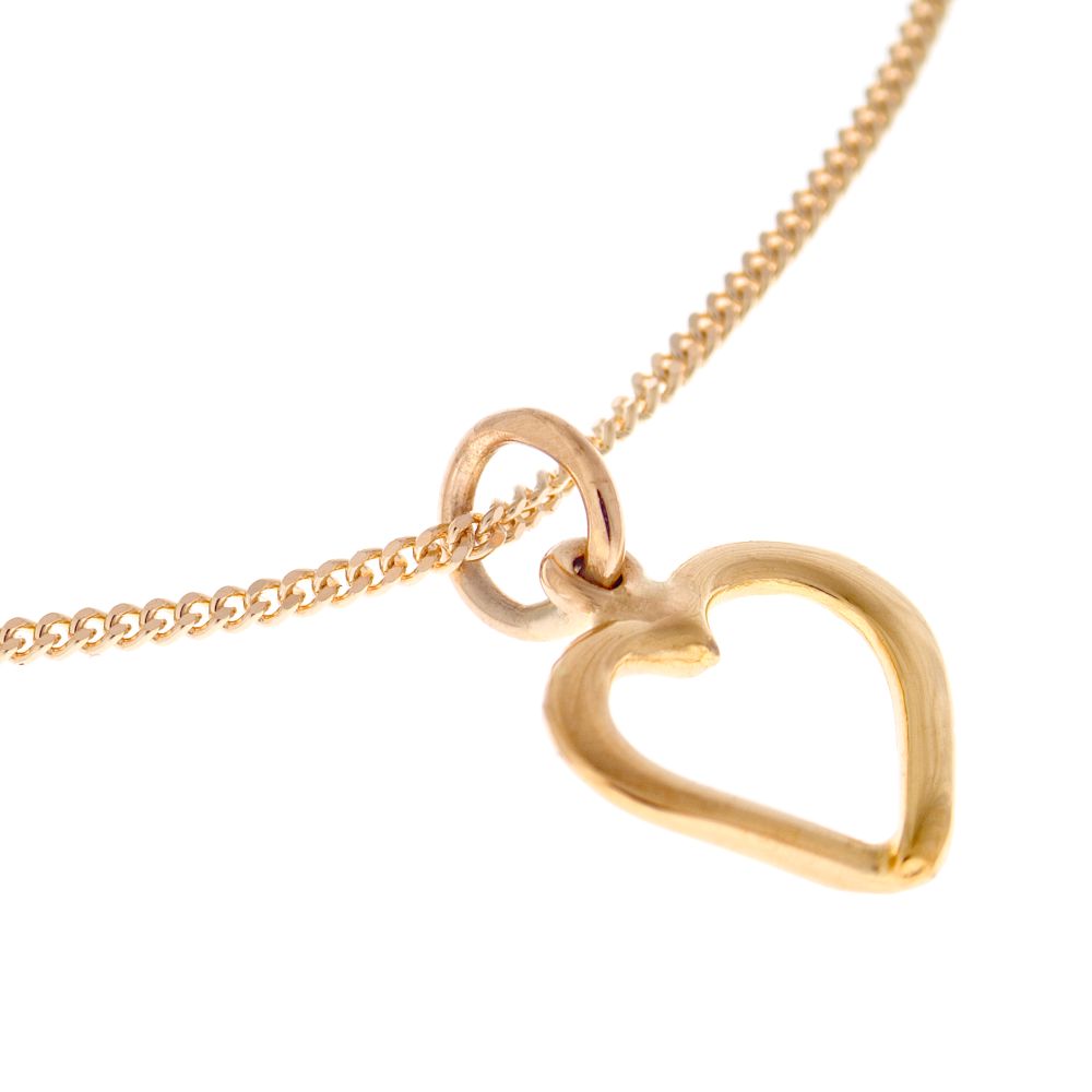 HJÄRTLIG 18K halsband - Guldviva Jewellery