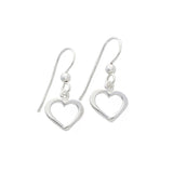 HJÄRTLIG örhängen på krok - Guldviva Jewellery