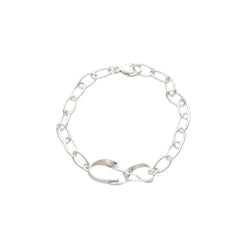 STORMSKÄRS MAJA Nät armband in sterling silver with mesh style links and lobster clasp