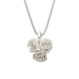 TRIPPEL ROS halsband - Guldviva Jewellery