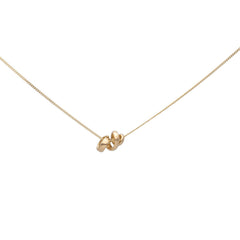 STORMSKÄRS MAJA S 18K Halsband med tunn kedja och knot liknande hänge